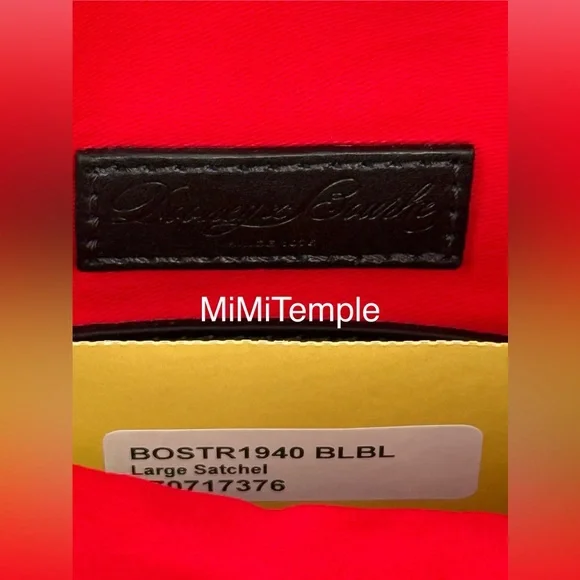 Dooney & Bourke Large Ostrich Satchel - Picture 8 of 8